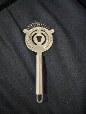 Oggi 071662510725 Hawthorne Professional 2 Prong Bar Strainer With Wire Spring