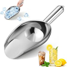 Olesburis004 Olesbur 18oz Stainless Steel Ice Scoop For Freezer Dishwasher Safe Metal Scooper Olesburis004 Olesbur 18oz Stainless Steel Ice Scoop For Freezer Dishwasher Safe Metal Scooper