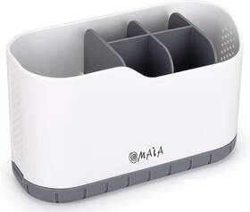 Om-202211 Omaia Sink Caddy - Organizer For Home Kitchen Wash Basin White Om-202211 Omaia Sink Caddy - Organizer For Home Kitchen Wash Basin White