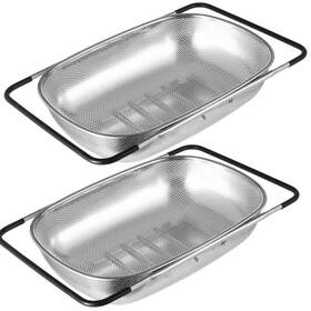 7323930000 Omistar 2 Pcs Over The Sink Colander Strainers And Colanders For Kitchen Stra Inch