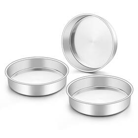 B0d73dyngm Onader 8 Inch Round Cake Pan Set Of 3 Stainless Steel Baking Pans Birthday Wedding