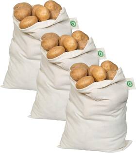 Organic Cotton Mart 313104732723 Nut Milk Bag - Reusable Produce Sacks Vegetable Bags For Refrigerator