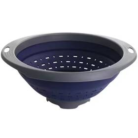Oster 445046855840 Blue Marine Collapsible Polypropylene Colander In Navy