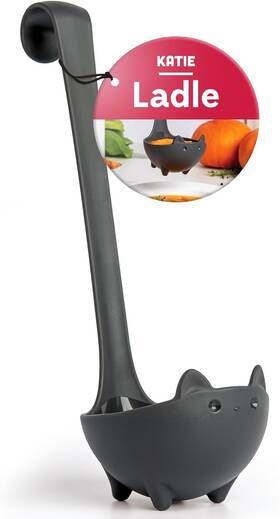 Ot030 Ototo Katie Cat Soup Ladle - Halloween Gifts Black Gothic Ot030 Ototo Katie Cat Soup Ladle - Halloween Gifts Black Gothic