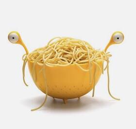 Ot910 Ototo Spaghetti Monster Yellow Colander