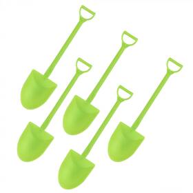 Ouliget 730759221547 Mini Shovel Shape Spoons Cute Disposable Plastic Dessert Ice Cream Des