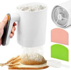22443610 Ovrimelle Flour Sifter For Baking Handheld Powder Shaker Strainer