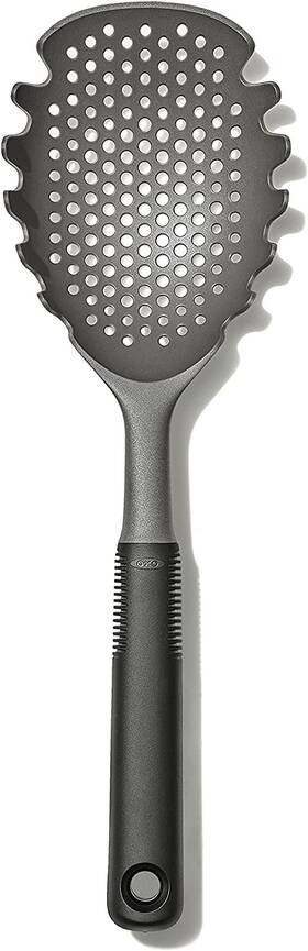 11338300 Oxo Good Grips Pasta Scoop Strainer Gray 11338300 Oxo Good Grips Pasta Scoop Strainer Gray