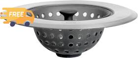 Oxo 705353694127 Silicone Sink Strainer Invertible Easy Clean Stain Resistant Dishwasher Safe