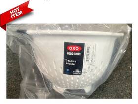 Oxo 840097702001 Good Grips 3 Quart Plastic Colander White Oxo 840097702001 Good Grips 3 Quart Plastic Colander White