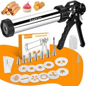 B0cmsw7yrv Pahtto Churro Maker Machine Kit 3-in-1 Multifunction Stainless Steel