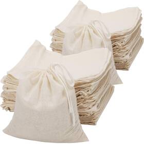 B07np3ygpf Pangda 100 Pieces Drawstring Cotton Bags Muslin For Storage Teas Spices