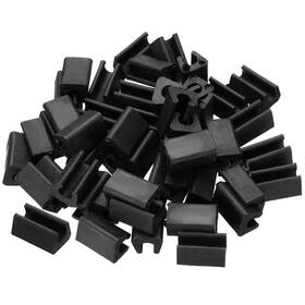 Pta231129tt000569 Patikil Kitchen Sink Rack Feet 50 Pack Black Plastic Rectangular Protector