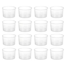 Ptf231228tt000215 Patikil 10ml Measuring Cups 100pcs Polypropylene Graduated Transparent
