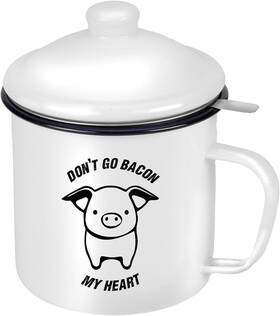 Perfect Life Idea 738223064409 Bacon Grease Strainer Can With Heat-resistant Container