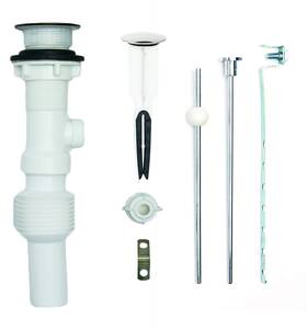 Pf0756-ch-no Permaflow Pf Waterworks Flexpopup Expandable Sink/lavatory Pop-up Drain Easy Remove S