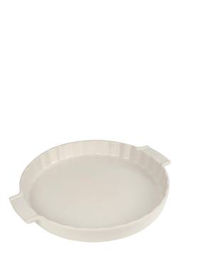 B07hnvmfp5 Peugeot Appolia Tart Pan Ceramic Pie Dish Handles Ecru 11.75 X 1.5 Inches