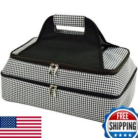 B01mscz78b Picnic At Ascot Original Insulated Double Layer Thermal Food And Casserole Carri