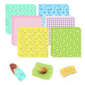 B0bq1gcl6k Piklodo 480-pcs 12x12 Inch Wax Paper Deli Sheets Sandwich Wrap Food Basket Liner 6 Styles