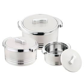 B0dgn76tzj Pinnacle Insulated Casserole Dish With Lid 3 Pc Set 3.7/2.6/1.5 Quart Hot Pot Food