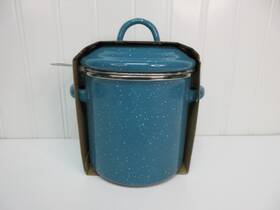 Pw549688818146gv Pioneer Woman Grease Catcher Strainer Insert And Lid Enamel On Steel Teal Speckle