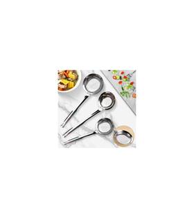 Pipishago 748521468410 Stainless Steel Fine Mesh Strainer Set Of 3 Sizes Sieve For Kitche