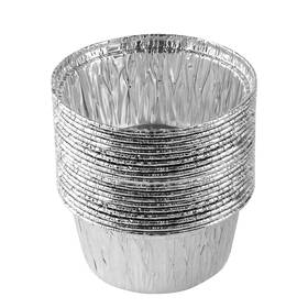 B087f3cvl4 Plasticpro 3.5 Inch Round Ramekins Muffin Cupcake Pans Disposable Tin Foil 20-pack