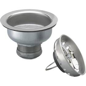 Plumb Pak 046224742234 Keeney 1443ss Short Shank Sink Strainer With Fixed Post Basket Stainless Steel Plumb Pak 046224742234 Keeney 1443ss Short Shank Sink Strainer With Fixed Post Basket Stainless Steel