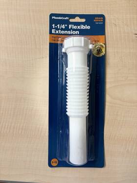 7681000n Plumbcraft New 1-1/4 Inch D Plastic Extension Tailpiece 7681000n Plumbcraft New 1-1/4 Inch D Plastic Extension Tailpiece