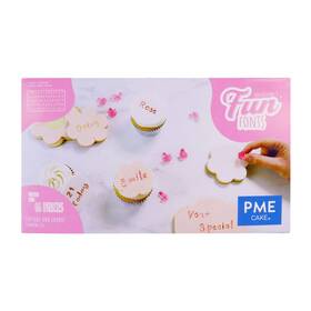 B0b9bs4l1h Pme Fun Fonts Stamping Set Cookie Cupcake Collection 3