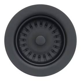 Premier Copper Products 445004795799 3.5 Inch Kitchen Prep Bar Basket Strainer Drain - Matte Black
