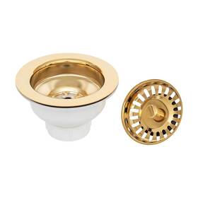 D-132pb Premier Copper Products 3.5-in Kitchen Prep Bar Basket Strainer Drain In Polished Brass D-132pb Premier Copper Products 3.5-in Kitchen Prep Bar Basket Strainer Drain In Polished Brass