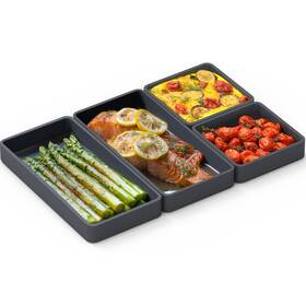 B089th36sr Prepd Cheat Sheets Silicone Sheet Pan Dividers For Cooking And Meal Prep Non-stick