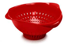 Preserve 735343559365 Made From Recycled Plastic Large Colander 3.5 Quart Capacity Red Preserve 735343559365 Made From Recycled Plastic Large Colander 3.5 Quart Capacity Red