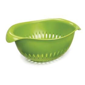 Preserve 793842633061 Small Colander Made From Recycled Plastic 1.5 Quart Capacity Green