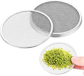 242609-us Pretwad 6 Pack Seed Sprouting Jar Lids - 304 Stainless Steel Screen Filter Strainer Lid