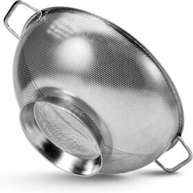Prioritychef 445046297244 Colander Stainless Steel Kitchen Strainer For Washing Rice Pasta Prioritychef 445046297244 Colander Stainless Steel Kitchen Strainer For Washing Rice Pasta