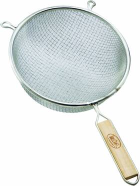 Products 744110044553 Single Fine Mesh Strainer 10-1/4-inch 1 Tinned/wood Handles