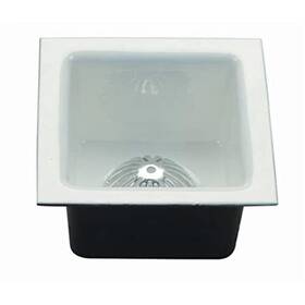 Pf906p Proflo 781889024348 12 Inch X Enameled Floor Sink With Strainer