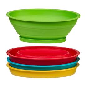 Progressive International 078915045744 Prepworks Collapsible Mini Small Compact Multi Colored Fruit Vegetable Coland