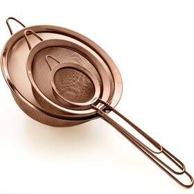 Proto Future 060631560170 Fine Mesh Strainer Set 3 Pcs 3.3 Inch 5.5 8 Copper 304 Stainless Steel