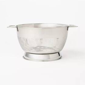 Pursuequality Shop 450394330922 3 Quart Stainless Steel Colander Silver