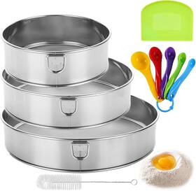 Pysug 445033670630 Flour Sifter Sieve Stainless Steel For Baking Cake Bread