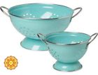 Q01018 Now Design Colanders Set Of Qt Turquoise Kitchen 064180233009