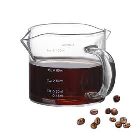 Qec20240521 Qancesd Espresso Shots Cup 5oz Glass Measuring Shot Small Clear