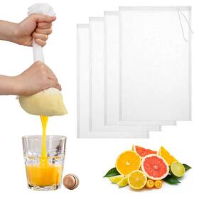 677044 Qfwdfctrenz 4 Pack Nut Milk Bag 12 X 8 Inch Strainer Reusable Nylon Cloth Bags Fo 677044 Qfwdfctrenz 4 Pack Nut Milk Bag 12 X 8 Inch Strainer Reusable Nylon Cloth Bags Fo