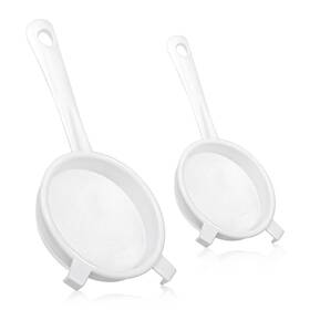680132 Qfwdfctrenz 2 Pcs Kitchen Double-ear Fine Mesh Strainers With Handle Plastic Nylon M 680132 Qfwdfctrenz 2 Pcs Kitchen Double-ear Fine Mesh Strainers With Handle Plastic Nylon M
