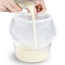 Qteclor 618202450358 Nut Milk Bag For Straining - Reusable Fine Bpa-free Strainer Cheesecloth