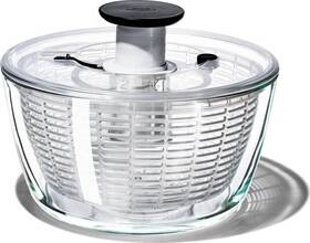 11262700 Quantumcraft Premium Grade Oxo Good Grips Glass Salad Spinner Large/6.22 Quart Clear