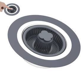 Qqyy-1013 Qyhnyjf Upgraded Kitchen Sink Drain Strainer Stopper - Stainless Steel 3-in-1 Design